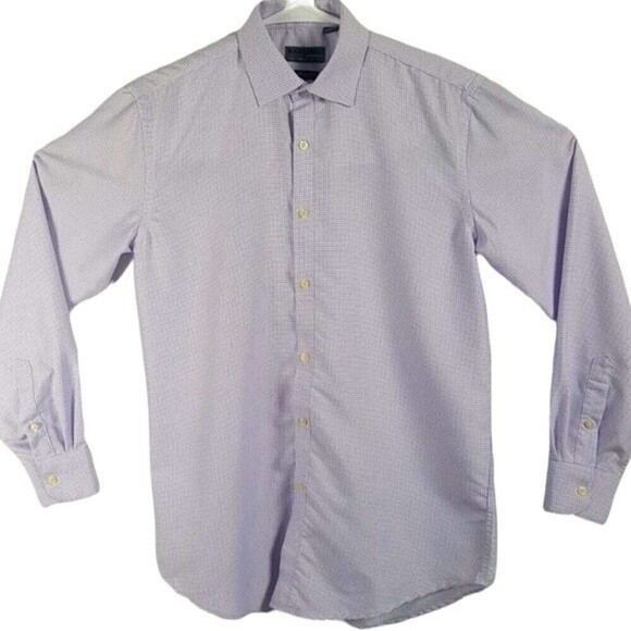 Black Label By Ruffini Dress Shirt Small Luxury Slim Fit Made in Italy - Picture 1 of 7